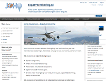 Tablet Screenshot of expatverzekering.nl